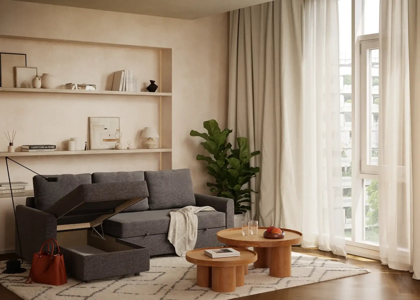 Sofá Cama Chaiselongue Emme Duo