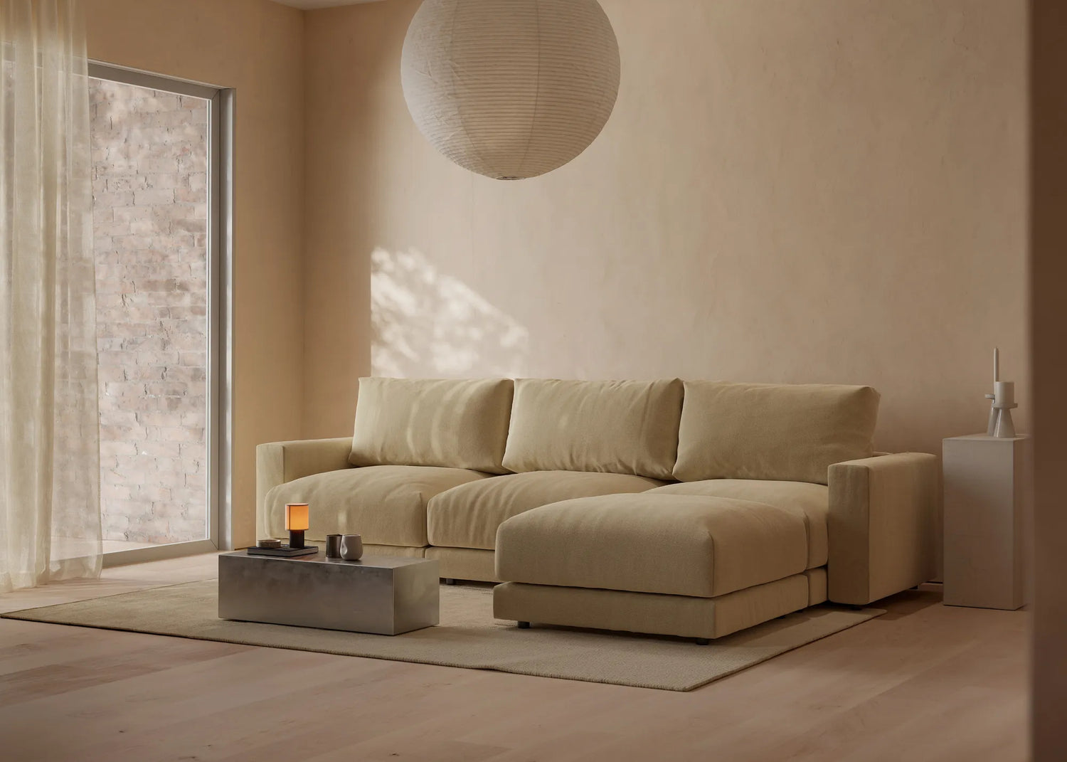 sofá modular emme beige
